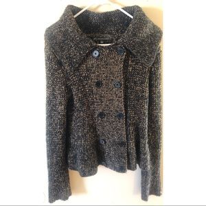 Adrianna Papell cotton blend “botton up” pea coat